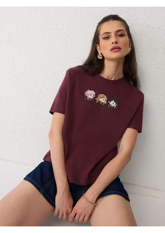Playful Trio Graphic Relaxed Tee